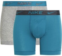 Nike 2P Dri-Fit ReLuxe Boxer Brief Grå/Blå Small Herre