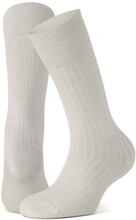 Panos Emporio Strømper 2P Premium Mercerized Wool Rib Socks Hvit One Size Herre