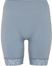 Decoy Long Shorts With Lace Blå X-Large Dame