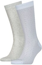 Calvin Klein Strømper 2P Mirrored Logo Socks Lysblå One Size Herre