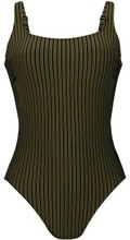 Rosa Faia Holiday Stripes Swimsuit Oliven polyamid C 40 Dame
