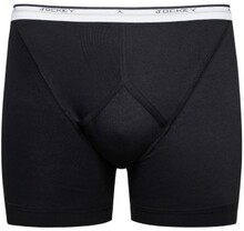 Jockey Cotton Midway Brief Svart bomull Small Herre