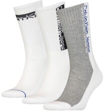 Calvin Klein Strømper 3P Men Athleisure Sock Hvit/Grå One Size Herre