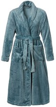 Trofe Braid Fleece Robe Turkis polyester Medium Dame