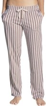 Calida Favourites Sense Striped Pants Brun mønstret bomuld Medium Dame
