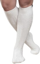 Trofe Cotton Knee High Sock Strømper Hvid Str 39/42 Dame