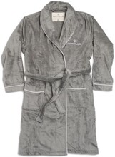 Rayville Paul Bathrobe Solid Grå bomull Large Herre