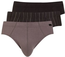 Jockey Kalsonger 3P Cotton Plus Brief Grå Small Herr