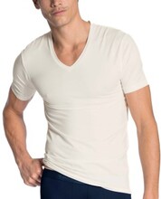 Calida I Love Nature V-Shirt Weiß Tencel Small Herren