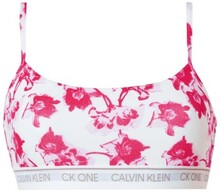 Calvin Klein BH One Cotton Bralette Hvit Mønster Small Dame