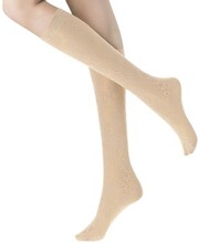 Oroblu Strømper Primrose Lace Knee-High Beige polyamid One Size Dame