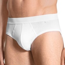 Calida Authentic Cotton Brief Hvid bomuld Small Herre