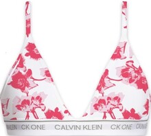 Calvin Klein BH CK One Cotton Triangle Bra Rosa geblümt Small Damen