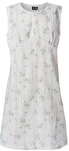 Trofe Romantic Floral Nightdress Hvit bomull Small Dame