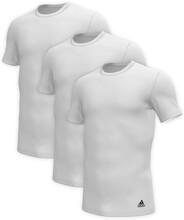 adidas 3P Active Core Cotton Crew Neck T-Shirt Hvit bomull Small Herre