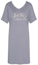 Triumph Lounge Me Cotton NDK SSL Nightdress Grå 38 Dame