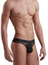 Doreanse Kalsonger Men Sexy Lace Thong Svart Small Herr