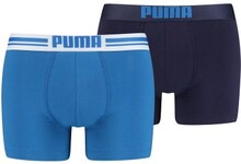 Puma Kalsonger 2P Everyday Placed Logo Boxer Blå bomull Medium Herr