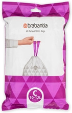 Brabantia Avfallspåsar Brabantia PerfectFit C, 10-12 l Dispenser, 40 p 137945 Replace: N/A