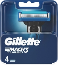 Gillette Gillette Mach3 Turbo 4 kpl partateriä