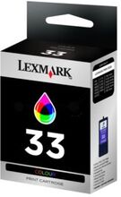 Lexmark Lexmark 33HC Mustepatruuna 3-väri