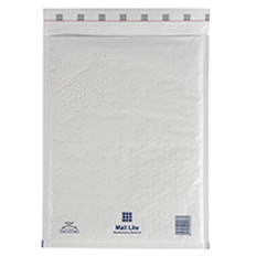 Bubbelpåse Mail Lite H5 270x360 mm vit, 50 st