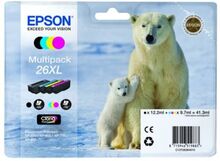 Epson Mustepatruuna MultiPack Bk,C,M,Y XL, Innehåll 1x500