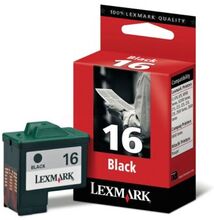Lexmark Lexmark 16 Mustepatruuna musta, 16 ml