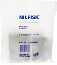 NILFISK Støvsugerposer, papir, 5stk.