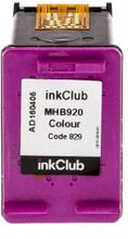 inkClub Mustepatruuna, korvaa HP 62XL, 3-väri, 415 sivua