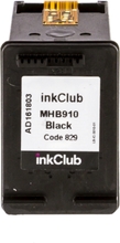 inkClub Bläckpatron, ersätter HP 62XL, svart, 600 sidor MHB910 ersätter C2P05AE