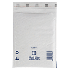 Bubbelpåse Mail Lite C/0 150x210 mm vit, 100 st