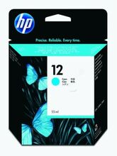 HP HP 12 Blækpatron cyan, 55 ml