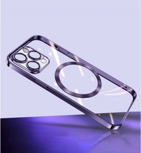 Turtos Mobilcover MagSafe Transparent iPhone 15 Pro, Purple