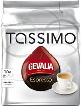 Tassimo Gevalia Tassimo Espresso kaffekapsler, 16 port.