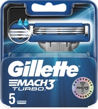 Gillette Gillette Mach3 Turbo 5 kpl partateriä