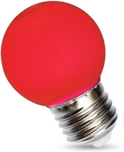 Spectrum LED Punainen E27 LED-pallolamppu 1W 230V