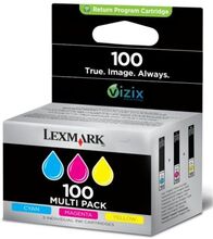 Lexmark Paket: cyan, magenta, keltainen patron