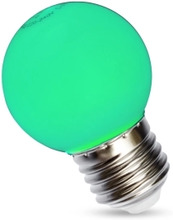 Spectrum LED Vihreä E27 LED-pallolamppu 1W 230V