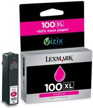 Lexmark Lexmark 100XL Mustepatruuna magenta, 600 sivua