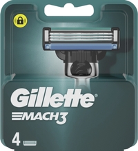 Gillette Mach3 Rakblad, 4-pack