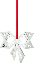 Georg Jensen - Cc2022 ornament sløyfe sølvhvit