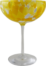 Magnor - Swirl champagneglass 22 cl gul