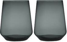 Iittala - Essence vannglass 35 cl 2 stk mørk grå