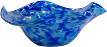 Byon - Cia skål bølgende 30,5x30,5x11 cm multi blå
