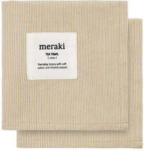 Meraki - Verum kjøkkenhåndkle 55x75 cm 2 stk off white/safari