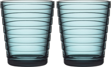 Iittala - Aino Aalto glass 22 cl 2p sjøblå