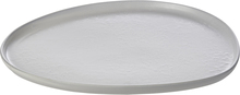 Aida - Raw organic tallerken 29x25 cm arctic white