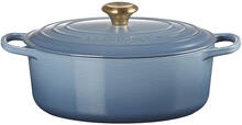 Le Creuset - Signature oval gryte 4,1L chambray/gull