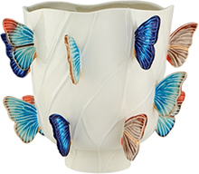 Bordallo Pinheiro - Cloudy Butterfly vase 36 cm